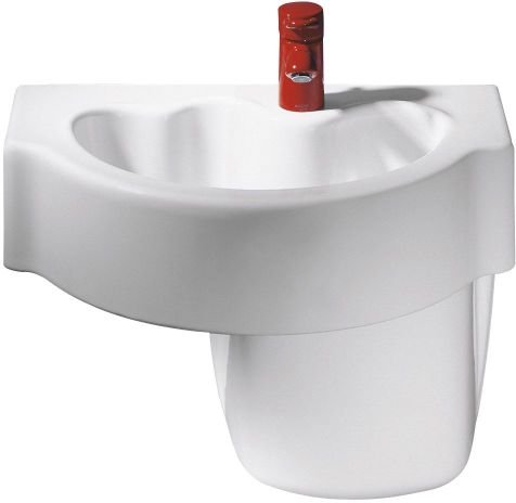 GEBERIT BAMBINI umývadlo 60 cm, s otvorom pre batériu, bez prepadu 326060000 Obrázek - fotka