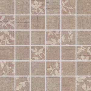 RAKO TEXTILE mozaika 30x30(5x5) cm, lepená na sieti, mat, hnedá