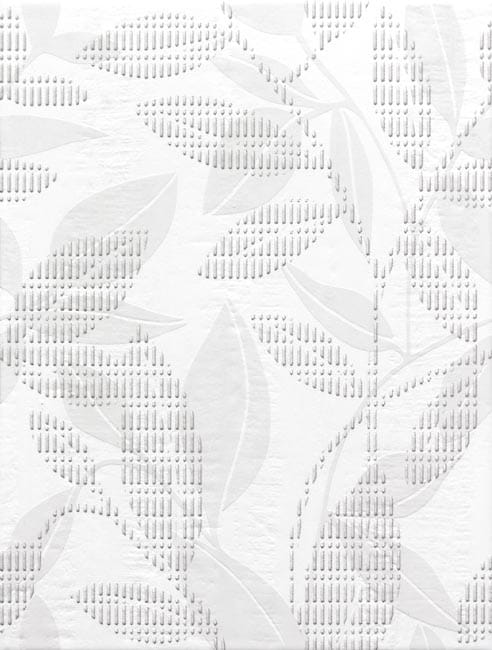 RAKO REMIX dekor 25x33 cm, mat reliéf, biela