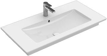 VILLEROY & BOCH VERITY LINE umývadlo 80 cm, s otvorom pre batériu a prepadom, CeramicPlus, alpská biela 4A128LR1 Obrázek - fotka