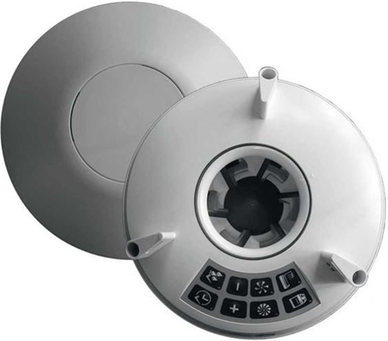 ZEHNDER UNITY ZCV2 radiálny ventilátor 100 mm, nástenný/stropný, s časovačom a čidlom vlhkosti ZCV2 Obrázek - fotka