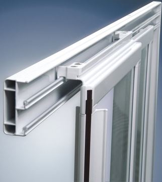 RAVAK SUPERNOVA SKCP4 SABINA 80 sprchový kút 80x80 cm, R500, znížený, posuvné dvere, biela/plast pearl 31144V10011 Obrázek - fotka