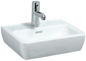 LAUFEN PRO umývadielko 45 cm, s otvorom pre batériu a prepadom
