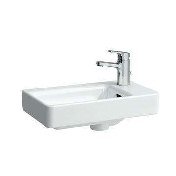 LAUFEN PRO S umývadielko 48 cm, s otvorom pre batériu vpravo a prepadom