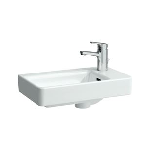 LAUFEN PRO S umývadielko 48 cm, s otvorom pre batériu vpravo a prepadom