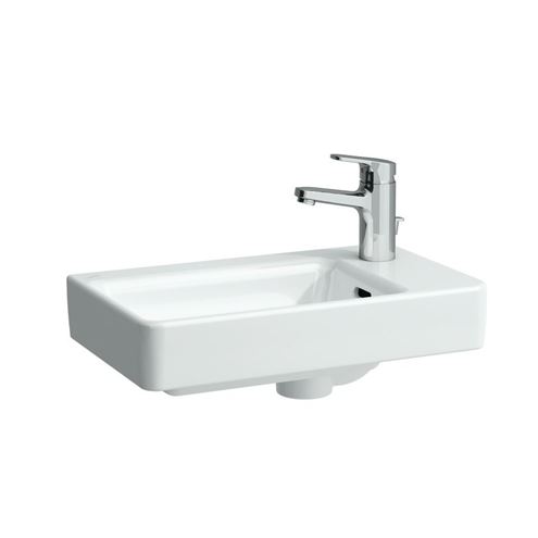 LAUFEN PRO S umývadielko 48 cm, s otvorom pre batériu vpravo a prepadom H8159540001041 Obrázek - Hlavní obrázek