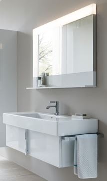 DURAVIT VERO umývadlo 105 cm, s otvorom pre batériu a prepadom, WonderGliss 03291000001 Obrázek - fotka