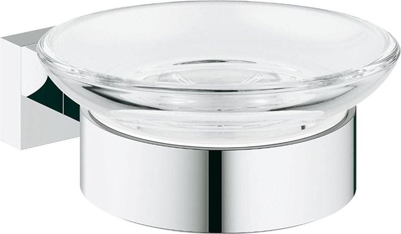 GROHE ESSENTIALS CUBE mydlovnička, nástenná, sklo, chróm 40754001 Obrázek - Hlavní obrázek