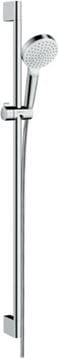 HANSGROHE CROMETTA 1JET sprchová súprava 3-dielna, ručná sprcha pr. 100 mm, tyč, hadica, biela/chróm