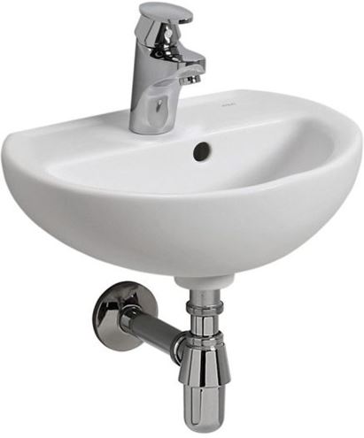 KOLO REKORD umývadlo 40 cm, s otvorom pre batériu a prepadom K92140000 Obrázek - fotka
