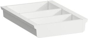 LAUFEN SPACE deliaci systém 200x275x45mm, do zásuviek, malý, biela