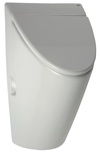 SANELA pisoár Arq s automatickým splachovačom, napájanie z batérie, zadný prívod vody, Bluetooth ovládanie SLP 32RB Obrázek - Hlavní obrázek