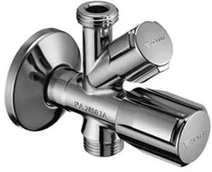SCHELL COMFORT dvojitý rohový ventil 1/2"x1/2"x1/2", chróm
