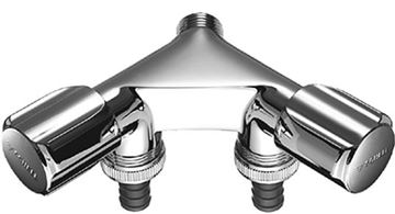 SCHELL COMFORT dvojitý práčkový ventil 1/2"x3/4", chróm