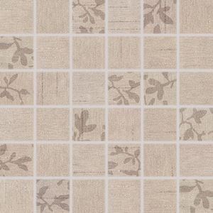 RAKO TEXTILE mozaika 30x30(5x5) cm, lepená na sieti, mat, béžová