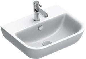 CONCEPT S umývadlo 60 cm, s otvorom pre batériu a prepadom, Cataglaze