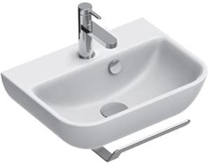 CONCEPT S umývadlo 45 cm, s otvorom pre batériu a prepadom, Cataglaze