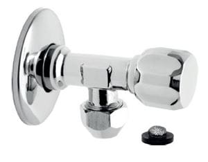 EASY rohový ventil 1/2"x3/8", so sitkom, chróm