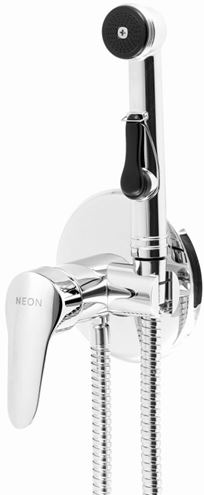 EASY PLUS NEON bidetová podomietková batéria, so spŕškou, s telesom, chróm 93412,0 Obrázek - Hlavní obrázek