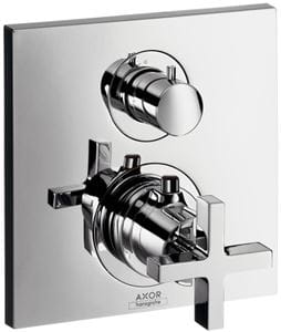 AXOR CITTERIO podomietková termostatická batéria, pre 2 spotrebiče, chróm
