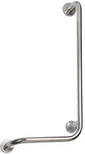 AZP BRNO REHA madlo 406x813 mm, pravé, brúsená nerez