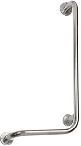 AZP BRNO REHA madlo 406x813 mm, pravé, lesklá nerez