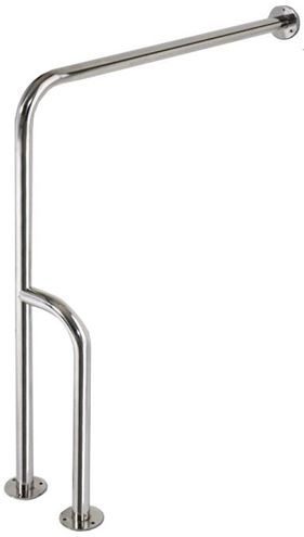 AZP BRNO REHA madlo na podlahu 813x850 mm, ľavé, lesklá nerez R1052125 Obrázek - Hlavní obrázek