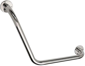 AZP BRNO REHA madlo 400x400 mm, pravé aj ľavé, brúsená nerez