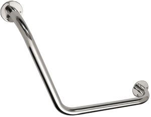 AZP BRNO REHA madlo 400x400 mm, pravé aj ľavé, brúsená nerez