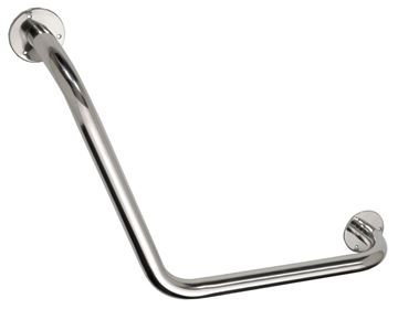 AZP BRNO REHA madlo 400x400 mm, pravé aj ľavé, brúsená nerez