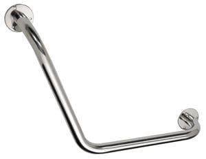 AZP BRNO REHA madlo 400x400 mm, pravé aj ľavé, brúsená nerez