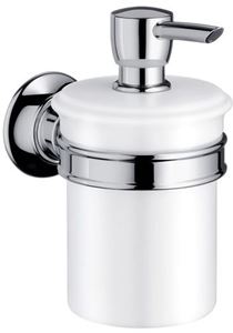 AXOR MONTREUX dávkovač tekutého mydla 300 ml, nástenný, porcelán, chróm