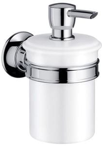 AXOR MONTREUX dávkovač tekutého mydla 300 ml, nástenný, porcelán, chróm