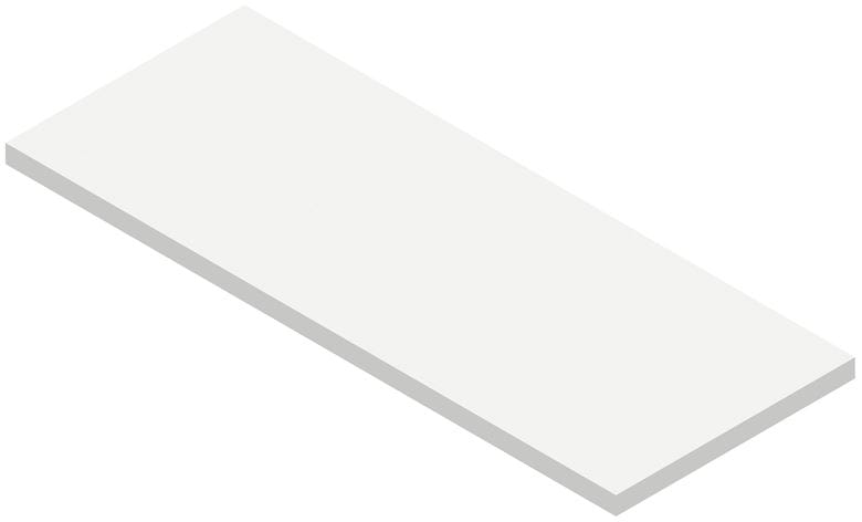 CONCEPT JIKA doska pod umývadlo 80x47x5,2 cm, biela H46P9910105001 Obrázek - Hlavní obrázek