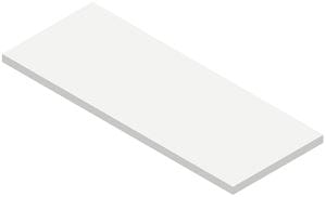 CONCEPT JIKA doska pod umývadlo 80x47x5,2 cm, biela