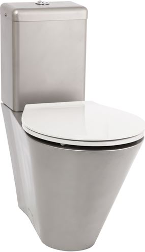 AZP BRNO WC kombi, so sedadlom, vario odpad, nerez AUZ 06N Obrázek - Hlavní obrázek