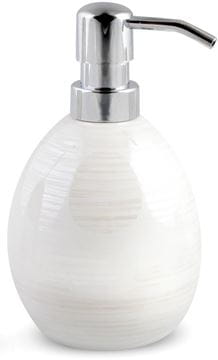 AWD INTERIOR PERLA dávkovač tekutého mydla 460 ml, keramika, biela
