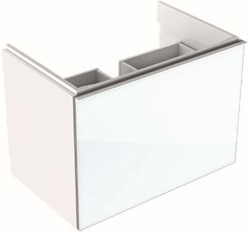 GEBERIT ACANTO skrinka pod umývadlo 59,5x47,5x53,5 cm, 1zásuvka, lesklá biela