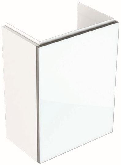GEBERIT ACANTO skrinka pod umývadlo 44,5x37,5x53,5 cm, 1 dvierka, Push-open, lesklá biela