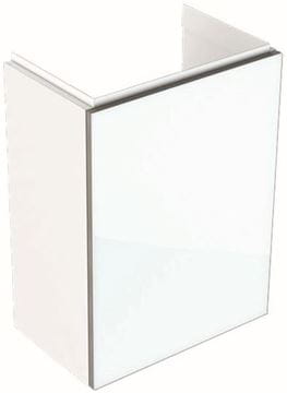 GEBERIT ACANTO skrinka pod umývadlo 44,5x37,5x53,5 cm, 1 dvierka, Push-open, lesklá biela