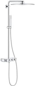GROHE EUPHORIA SMARTCONTROL SYSTEM 310 CUBE DUO sprchový set s termostatickou batériou, horná sprcha s 2 prúdmi, ručná sprcha, tyč, hadica, chróm