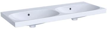 GEBERIT ACANTO dvojumývadlo 120 cm, s prepadom, KeraTec