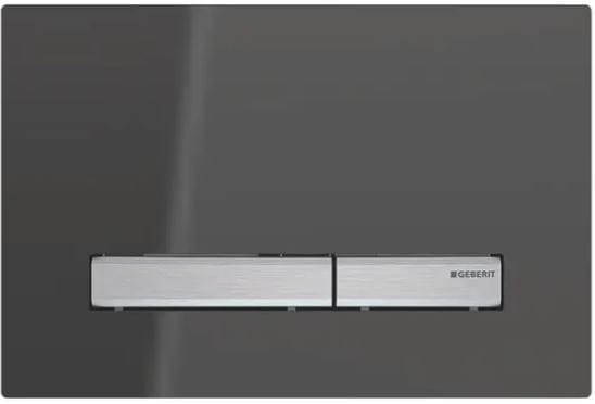 GEBERIT SIGMA 50 ovládacie tlačidlo pre dve splachovania, zinok/sklo, chróm/dymové sklo 115.788.SD.2 Obrázek - Hlavní obrázek