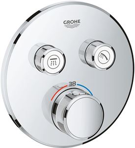 GROHE GROHTHERM SMARTCONTROL podomietková termostatická batéria, pre 2 spotrebiče, Water Saving, chróm