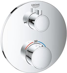 GROHE GROHTHERM vaňová podomietková termostatická batéria, pre 2 spotrebiče, chróm