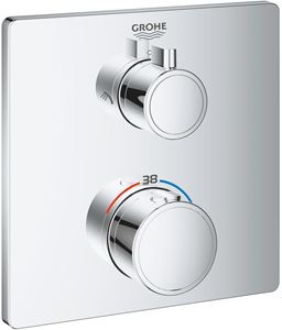 GROHE GROHTHERM podomietková termostatická batéria, pre 2 spotrebiče, chróm