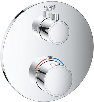 GROHE GROHTHERM podomietková termostatická batéria, pre 2 spotrebiče, chróm