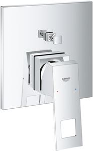 GROHE EUROCUBE vaňová podomietková batéria, s prepínačom, chróm