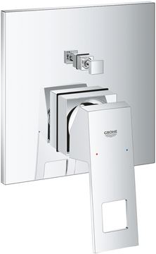 GROHE EUROCUBE vaňová podomietková batéria, s prepínačom, chróm