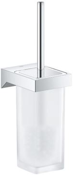 GROHE SELECTION CUBE WC kefa, nástenná, sklo, chróm